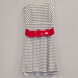 Strapless Striped Dress by Yoyo 5 Sz Large